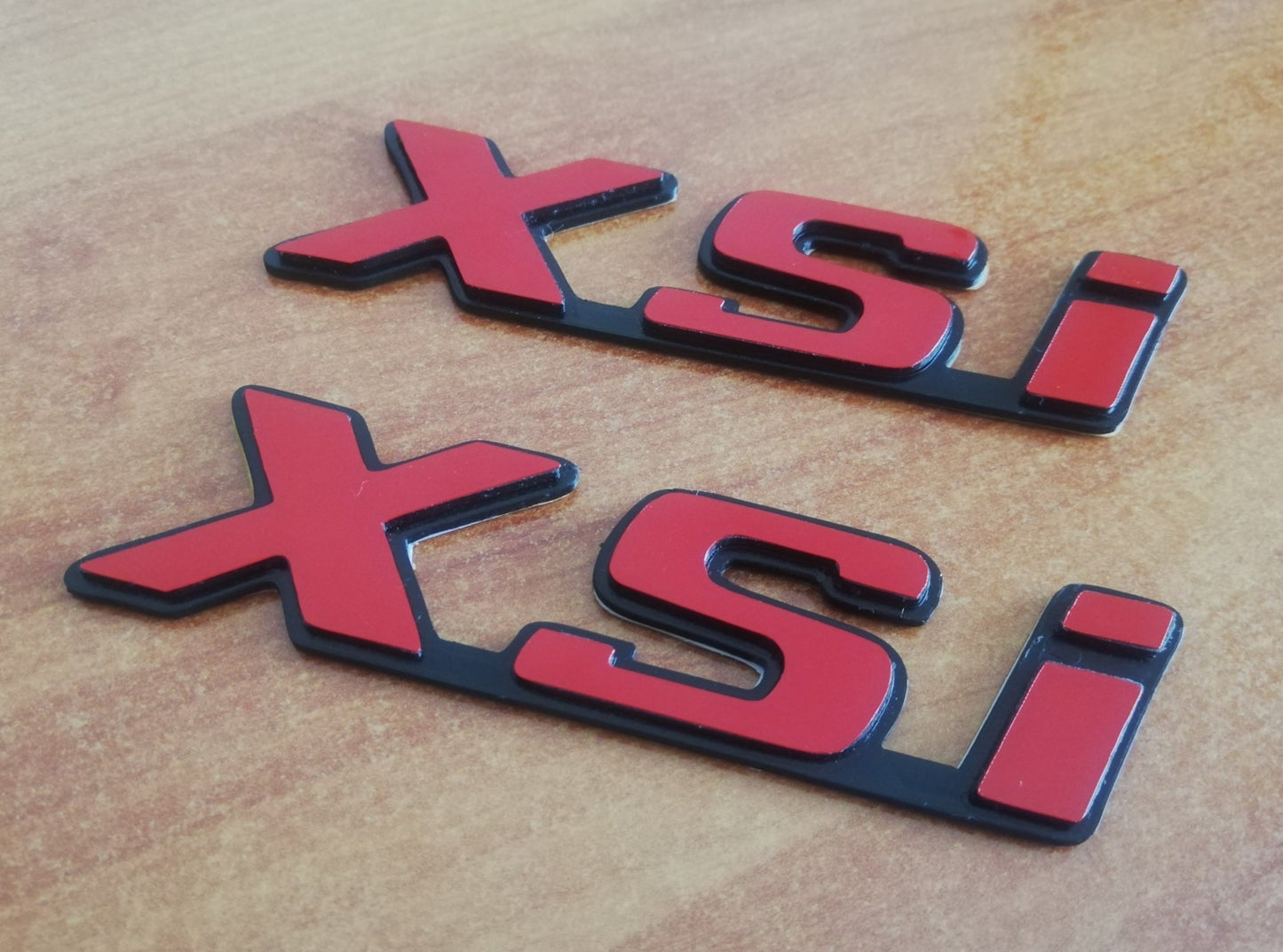 2x XSI Side Reproduction 3D Emblem - Fits Peugeot - Door Emblem - Badge