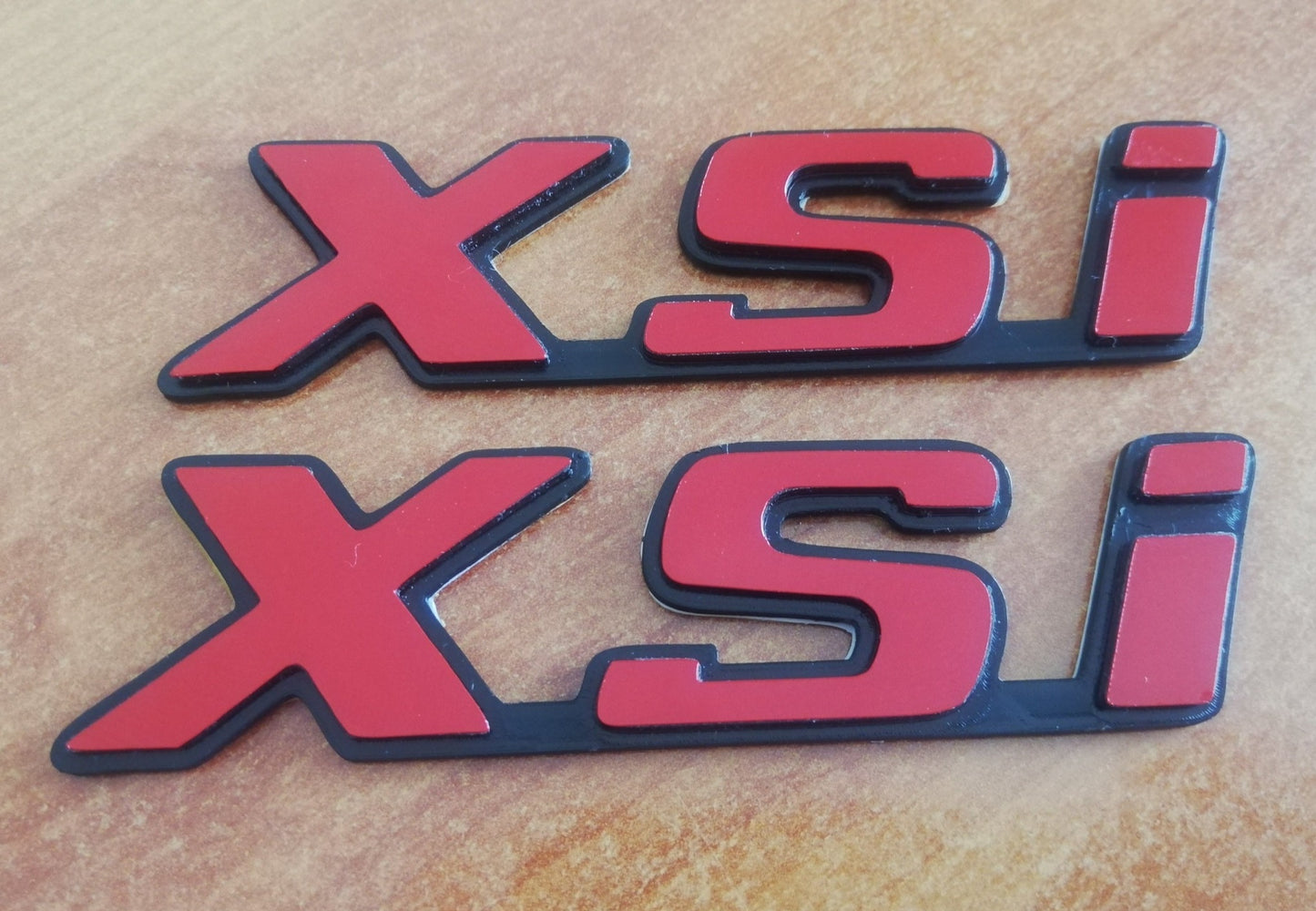 2x XSI Side Reproduction 3D Emblem - Fits Peugeot - Door Emblem - Badge
