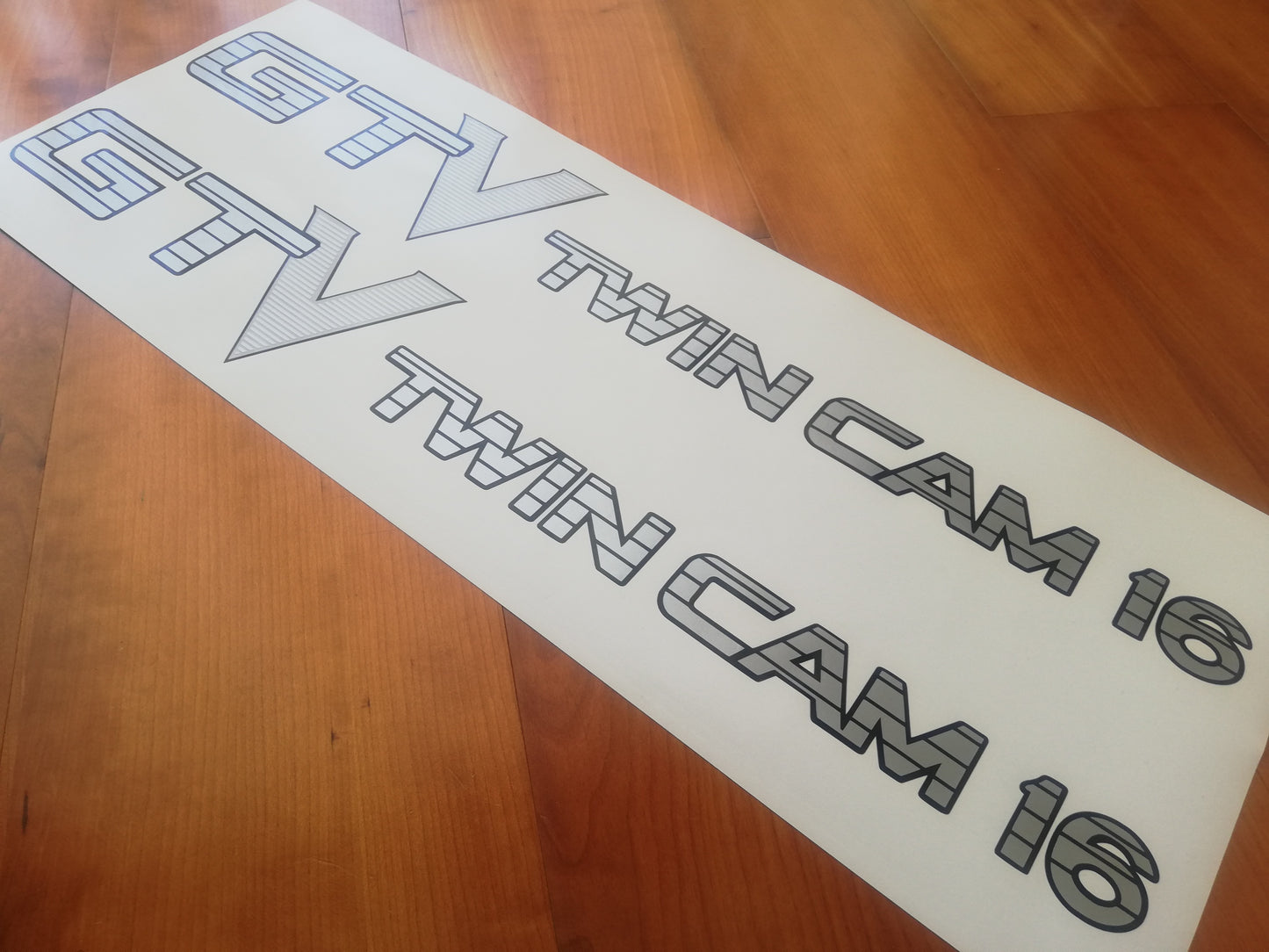 AE86 Corolla GTV Door Side Decals - Fits Trueno Twin Cam 16 - Sticker Reproduction