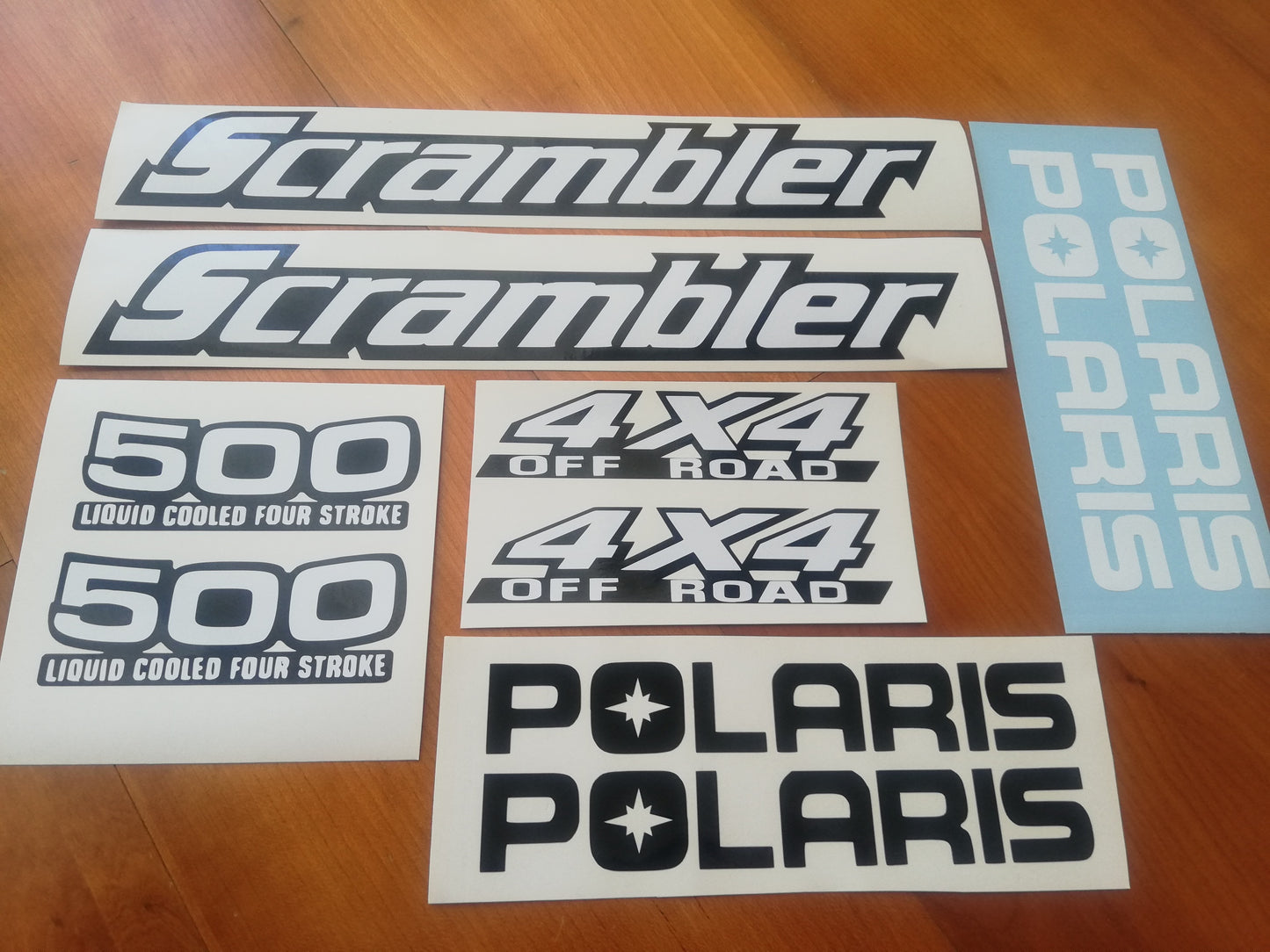 Sportsman Magnum Scrambler - Sticker Fits Polaris 500 4x4 - ATV - Reproduction Decals Kit