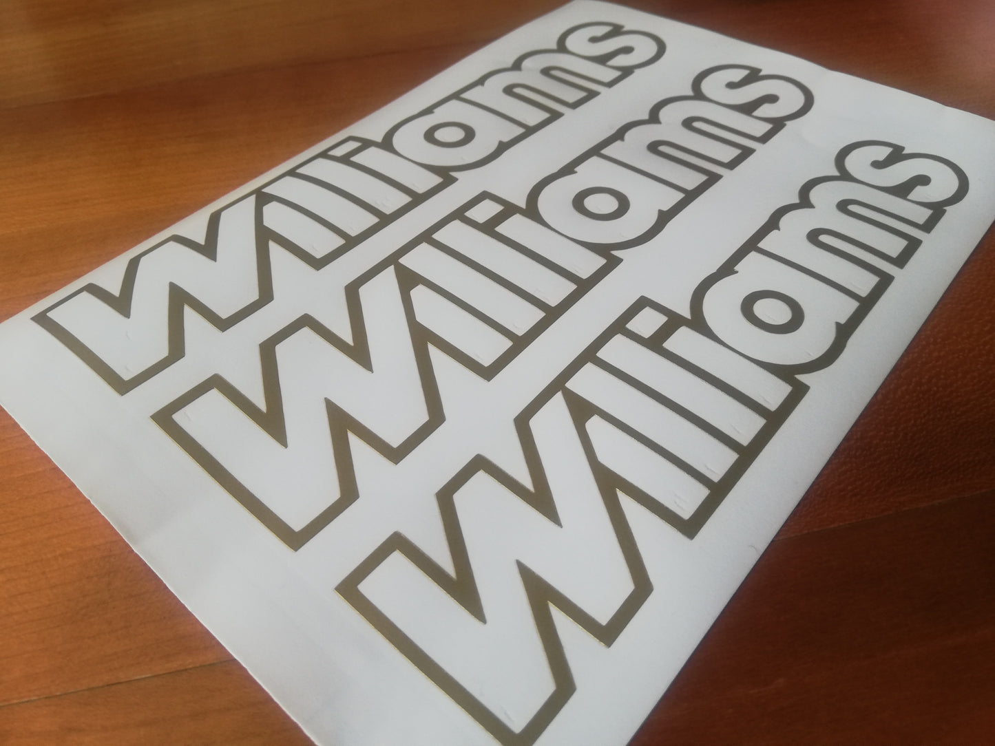 Clio Williams Reproduction Rear Side Decals / Stickers