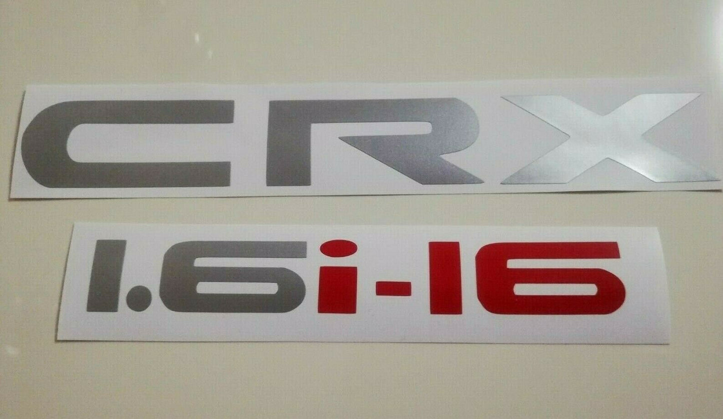 CRX 16i16 Civic ED9 / ED8 / EE9 - Rear Decal Headlight - Fits 88-91 CRX