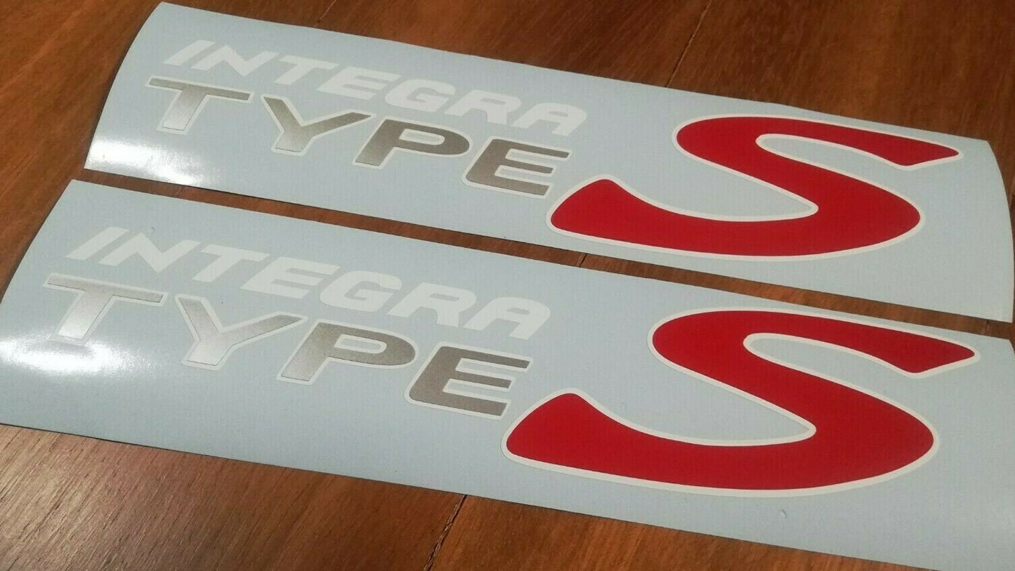 Integra DC5 Type S Decal - Fits Integra K20 RSX - Reproduction Side Sticker