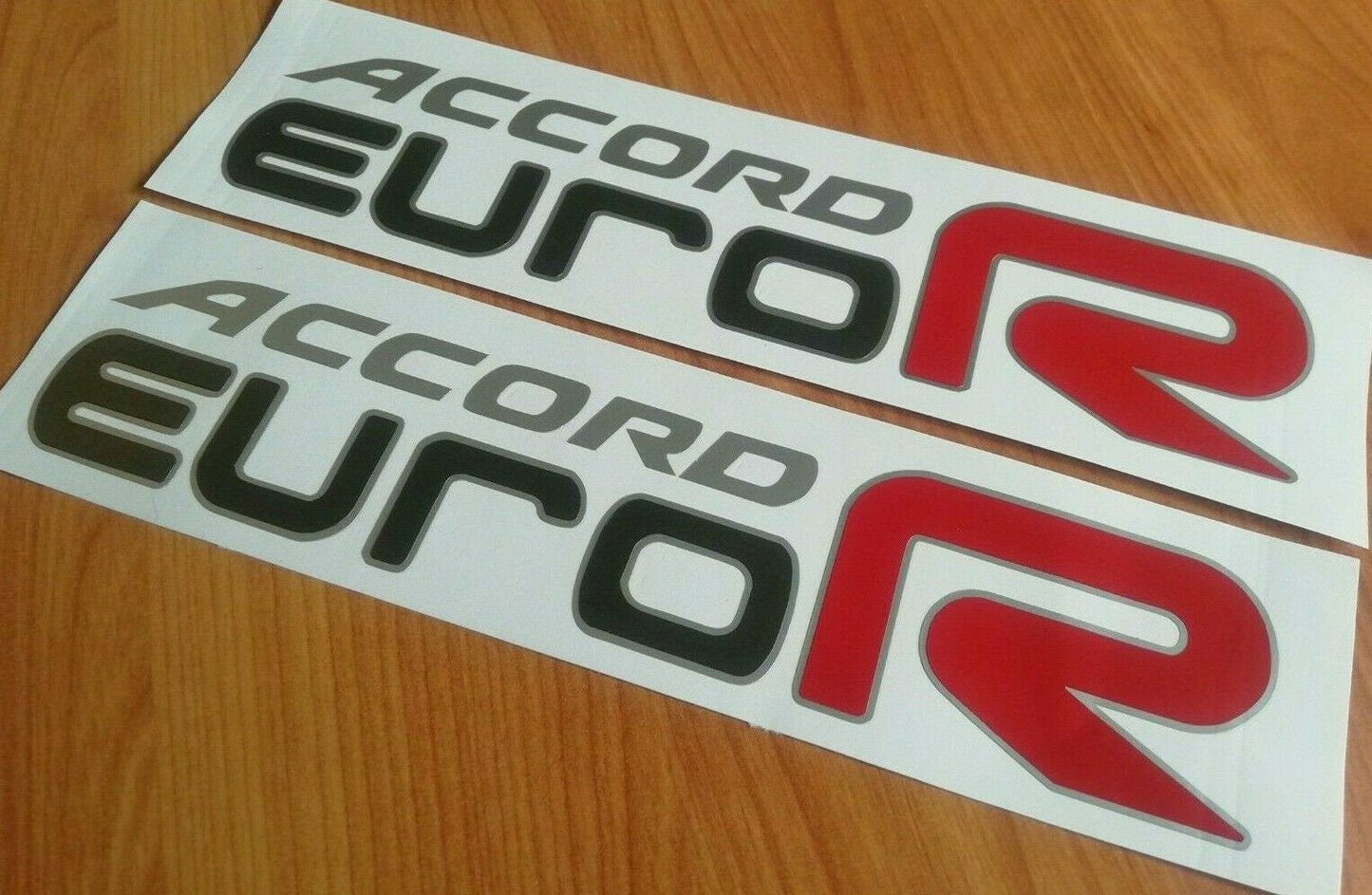 Accord Euro R Side Decals - Fits CL7 CL9 k20 k24 - Reproduction Stickers