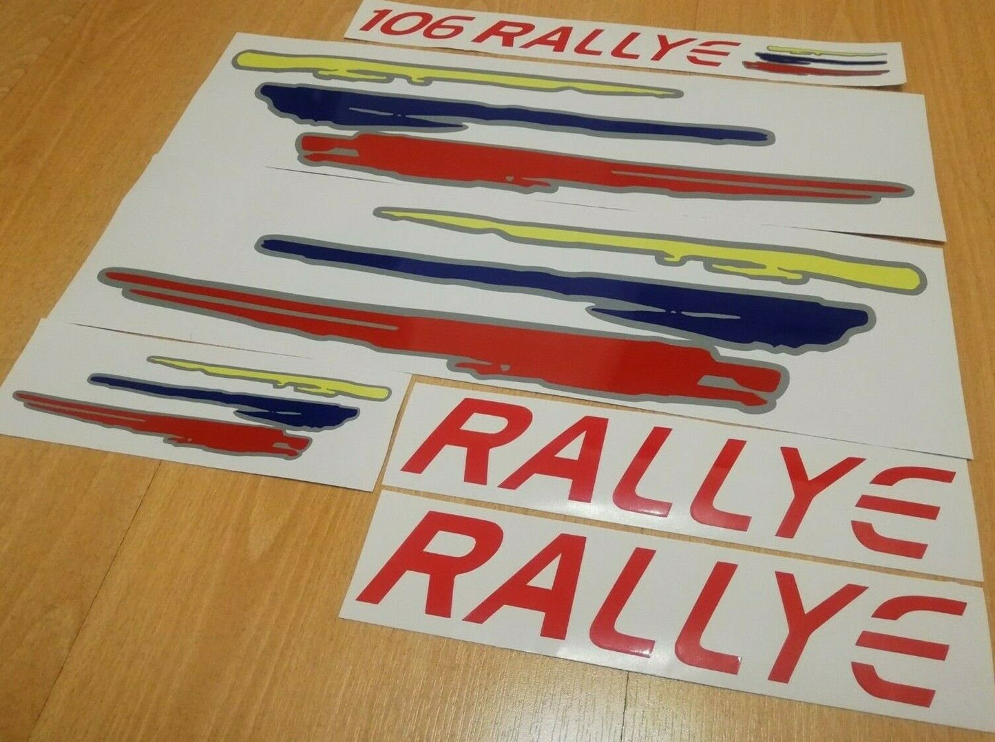 106 Rallye S2 - Fits Peugeot - Reproduction Decal Sticker Kit