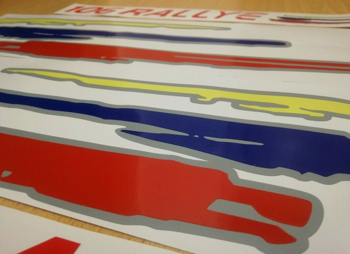 106 Rallye S2 - Fits Peugeot - Reproduction Decal Sticker Kit