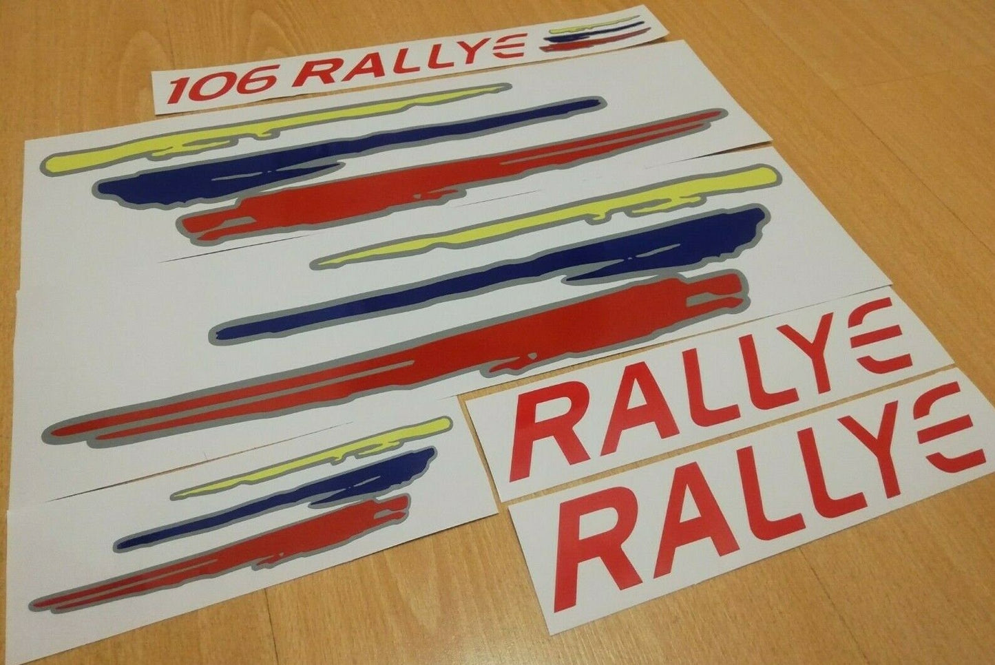 106 Rallye S2 - Fits Peugeot - Reproduction Decal Sticker Kit