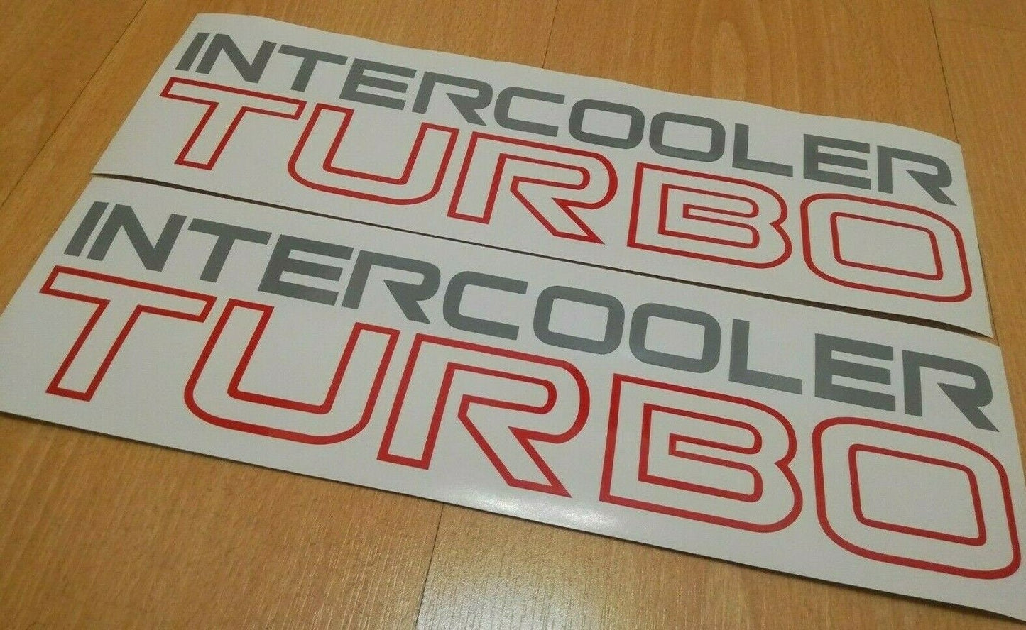 Side Decals Intercooler Turbo Pajero MK1 - Fits Mitsubishi - Reproduction Sticker
