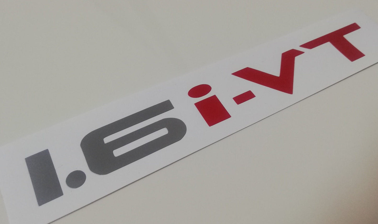 1.6i-VT - 1.6ivt - IVT - Ed / Ef / Ee - Fits Civic CRX 88-91 - Decal Sticker