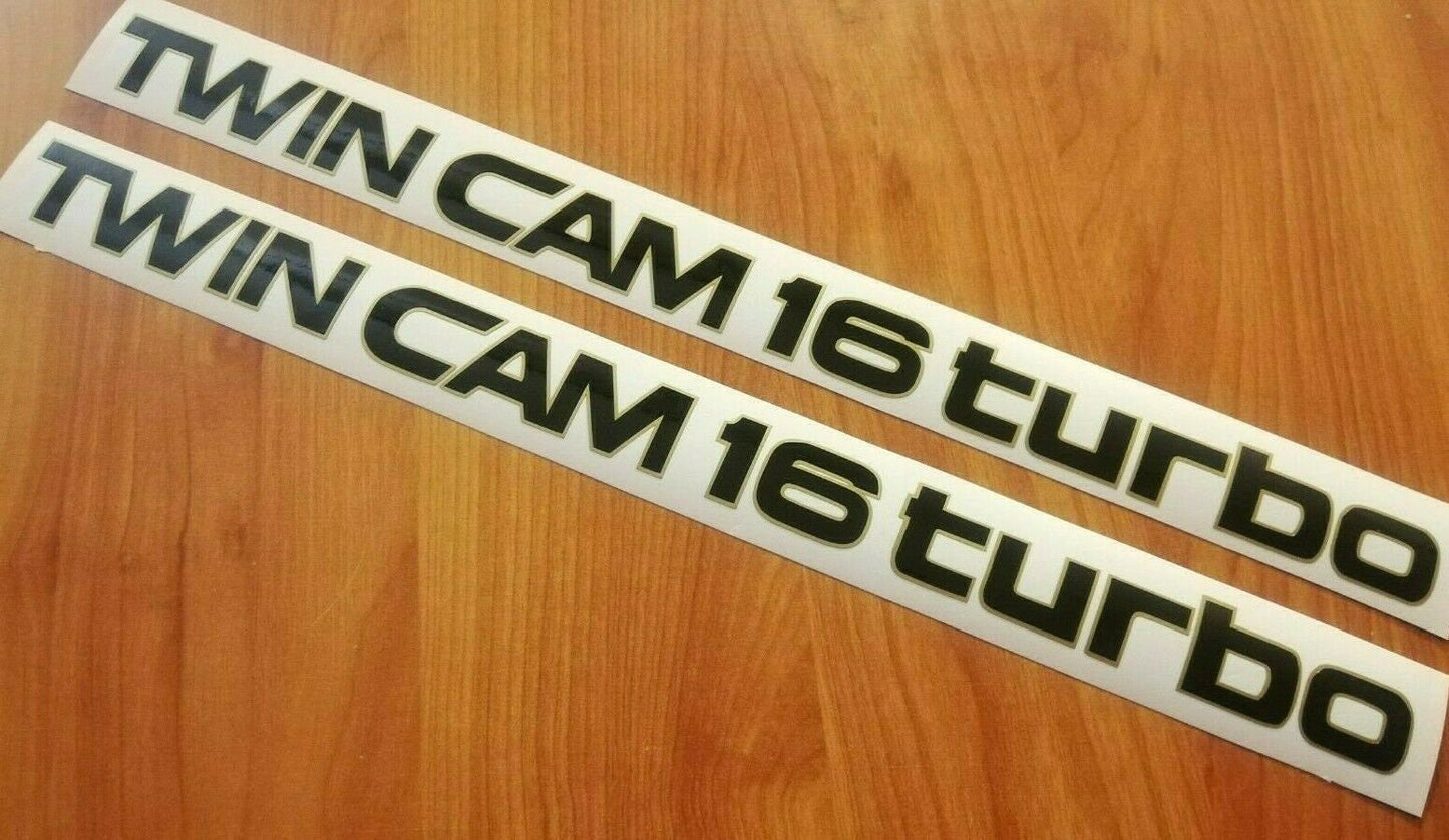 MR2 SW20 Side Decals - Fits MR2 89-99 - Twin Cam 16 Turbo (with outline) Sticker Reproduction