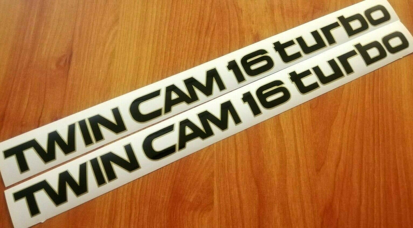 MR2 SW20 Side Decals - Fits MR2 89-99 - Twin Cam 16 Turbo (with outline) Sticker Reproduction