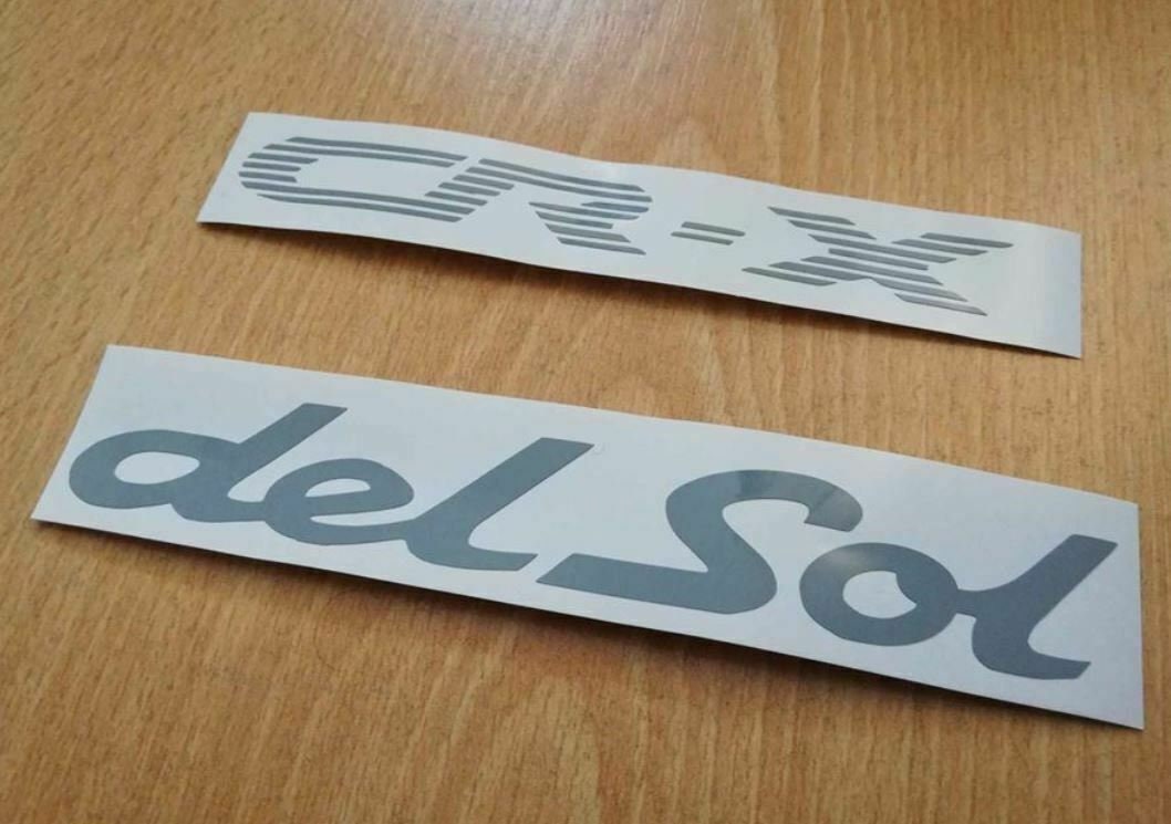 Civic CRX Delsol VTi - Stickers Decal Kit - Fits Del Sol - D Series D16 B16 ESI