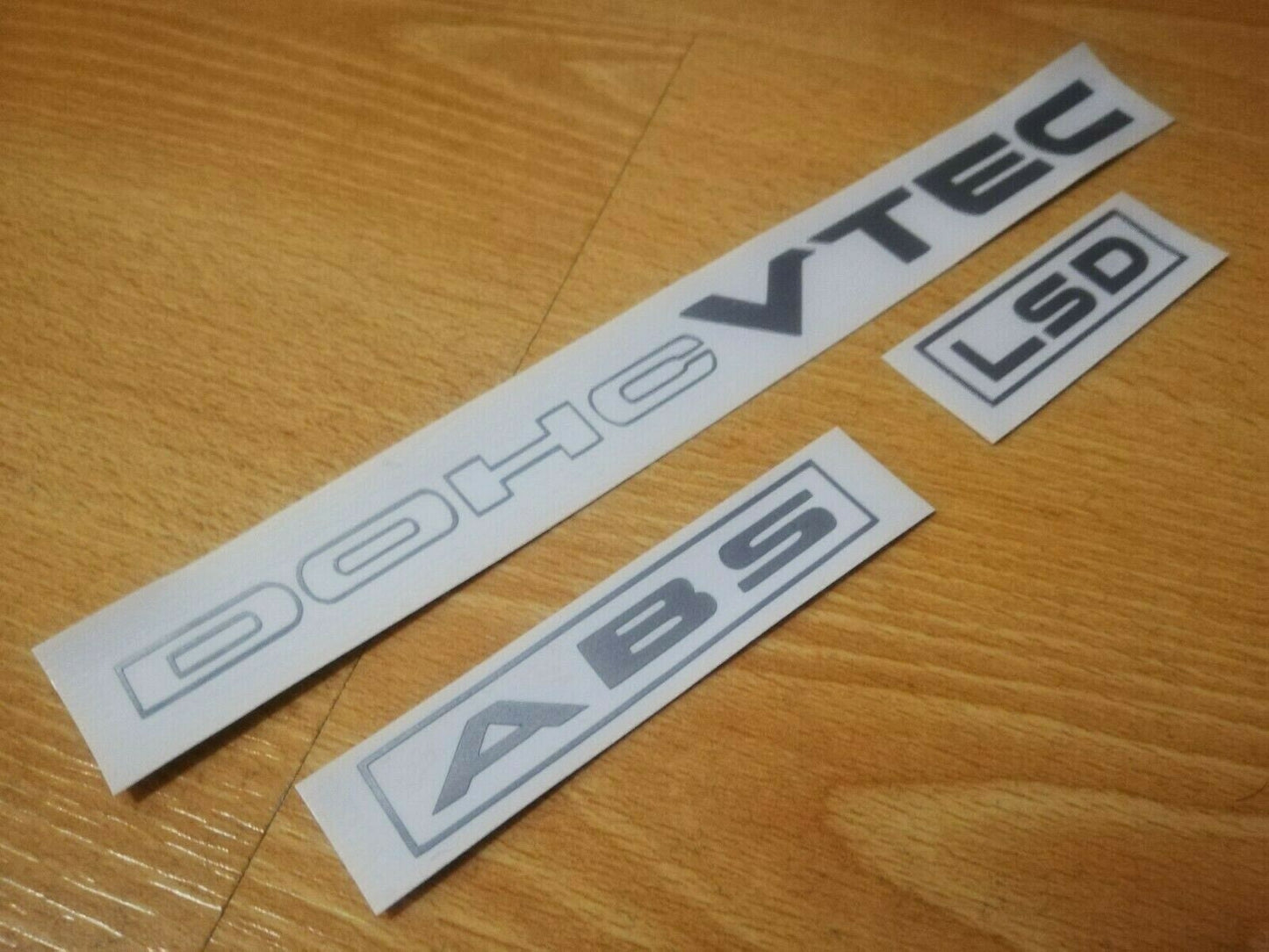 Dohc Vtec LSD ABS Rear Window -Fits Integra Civic Type R -EK9 DC2 -Decal/Sticker