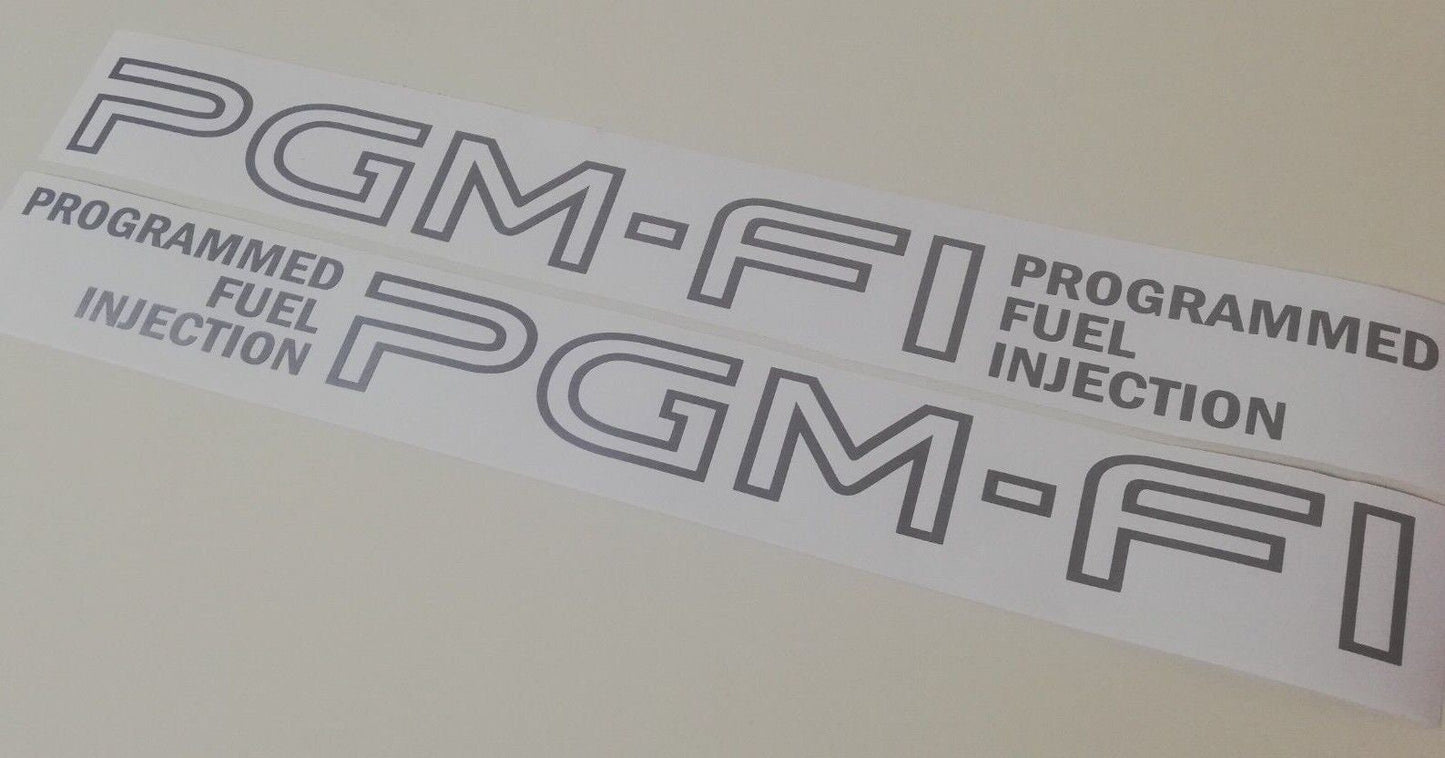 Civic CRX stickers door - Fits CRX Civic - JDM - dohc pgmfi Emblem