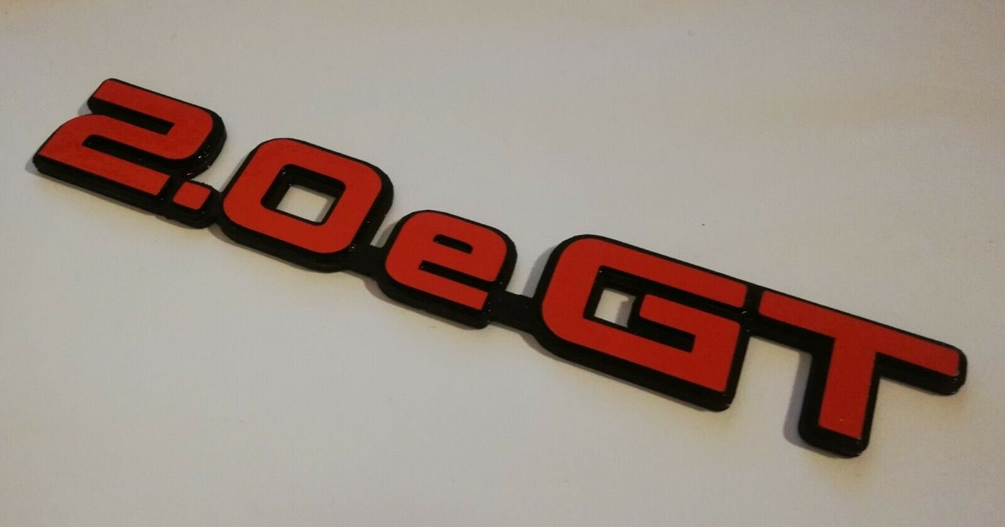 2.0 Primera GT - SR20 - Rear Emblem Fits Primera P10 2.0e eGt - 3D Badge
