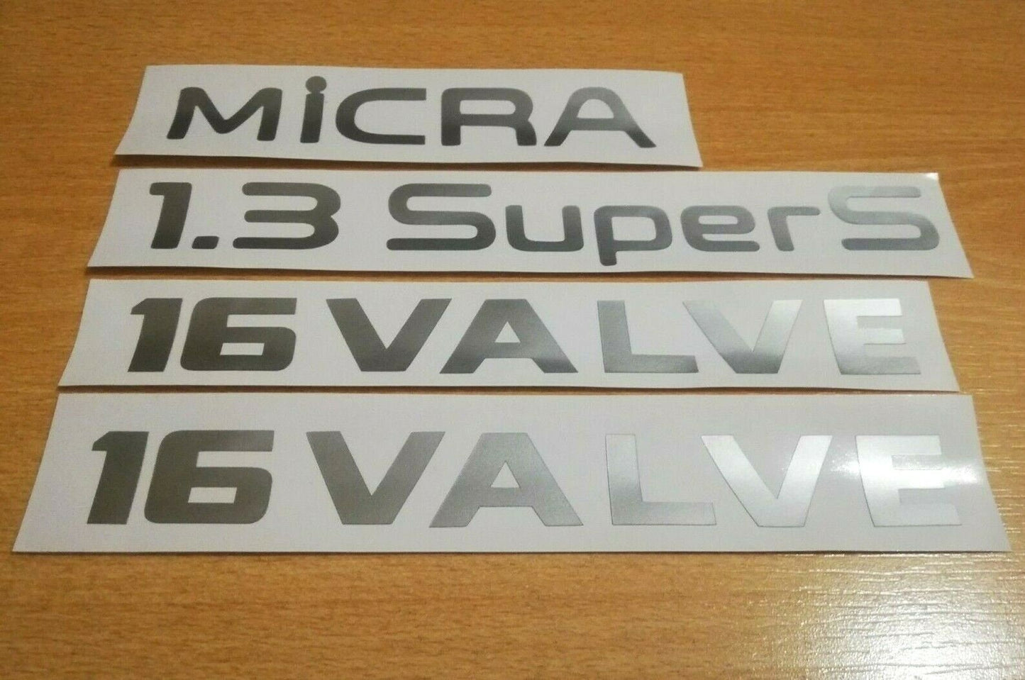 Micra 1.3 Super S Side Rear Decals - Fits MK2 K11 SuperS - Reproduction Stickers