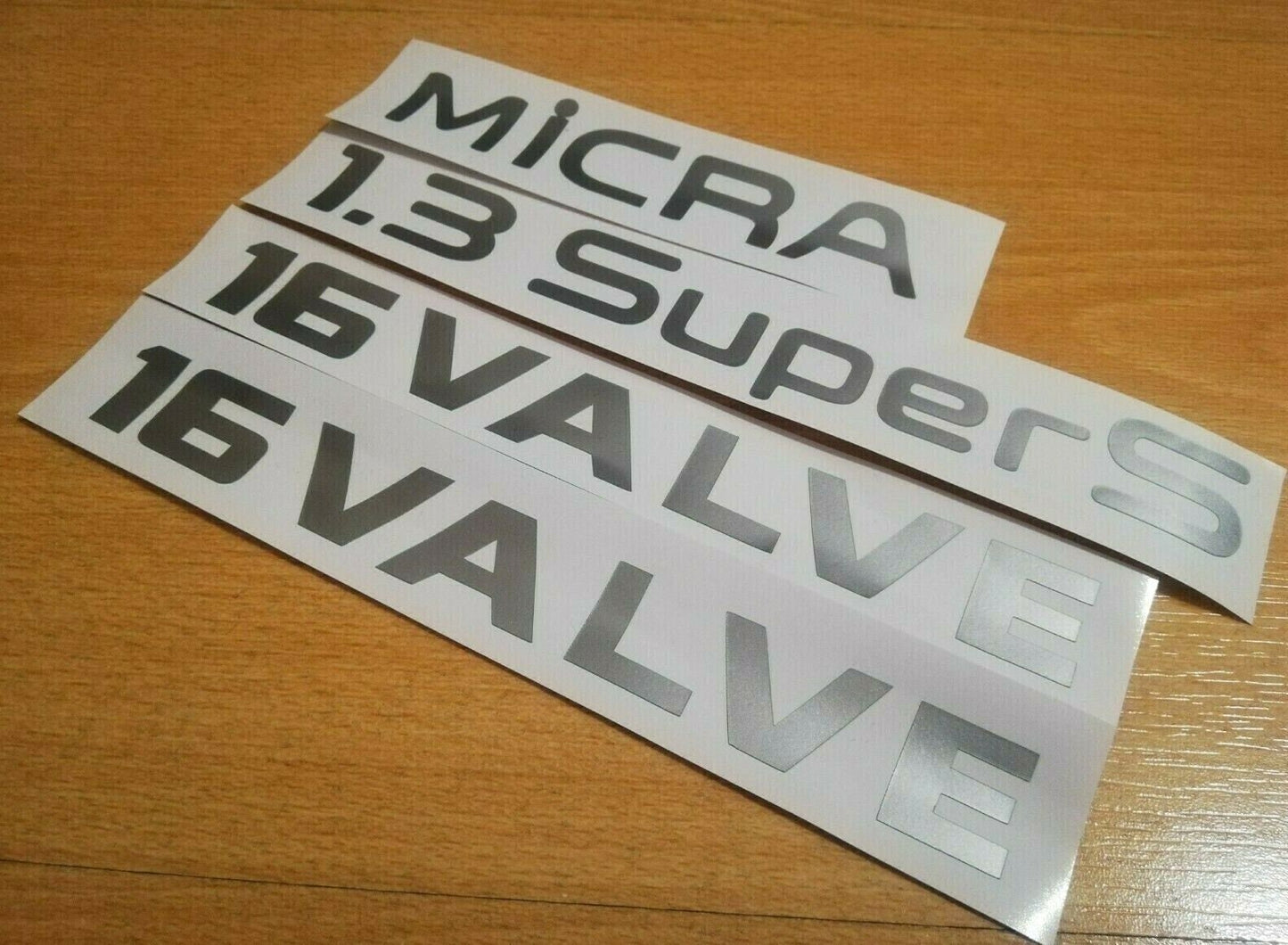 Micra 1.3 Super S Side Rear Decals - Fits MK2 K11 SuperS - Reproduction Stickers