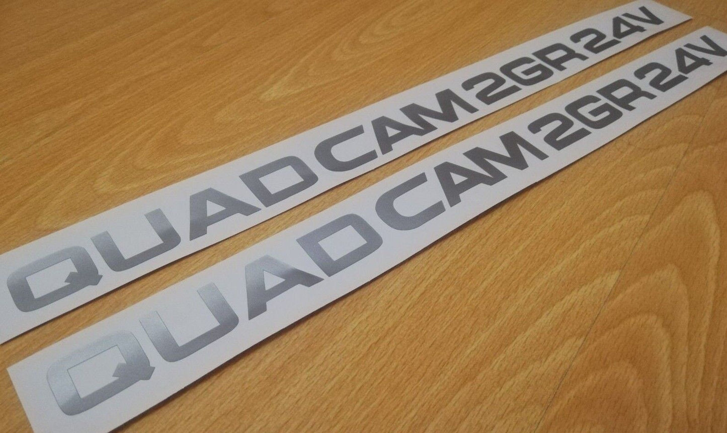 MR2 SW20 Side Decals - Fits MR2 89-99 - Quad Cam 2GR 24V Sticker Reproduction