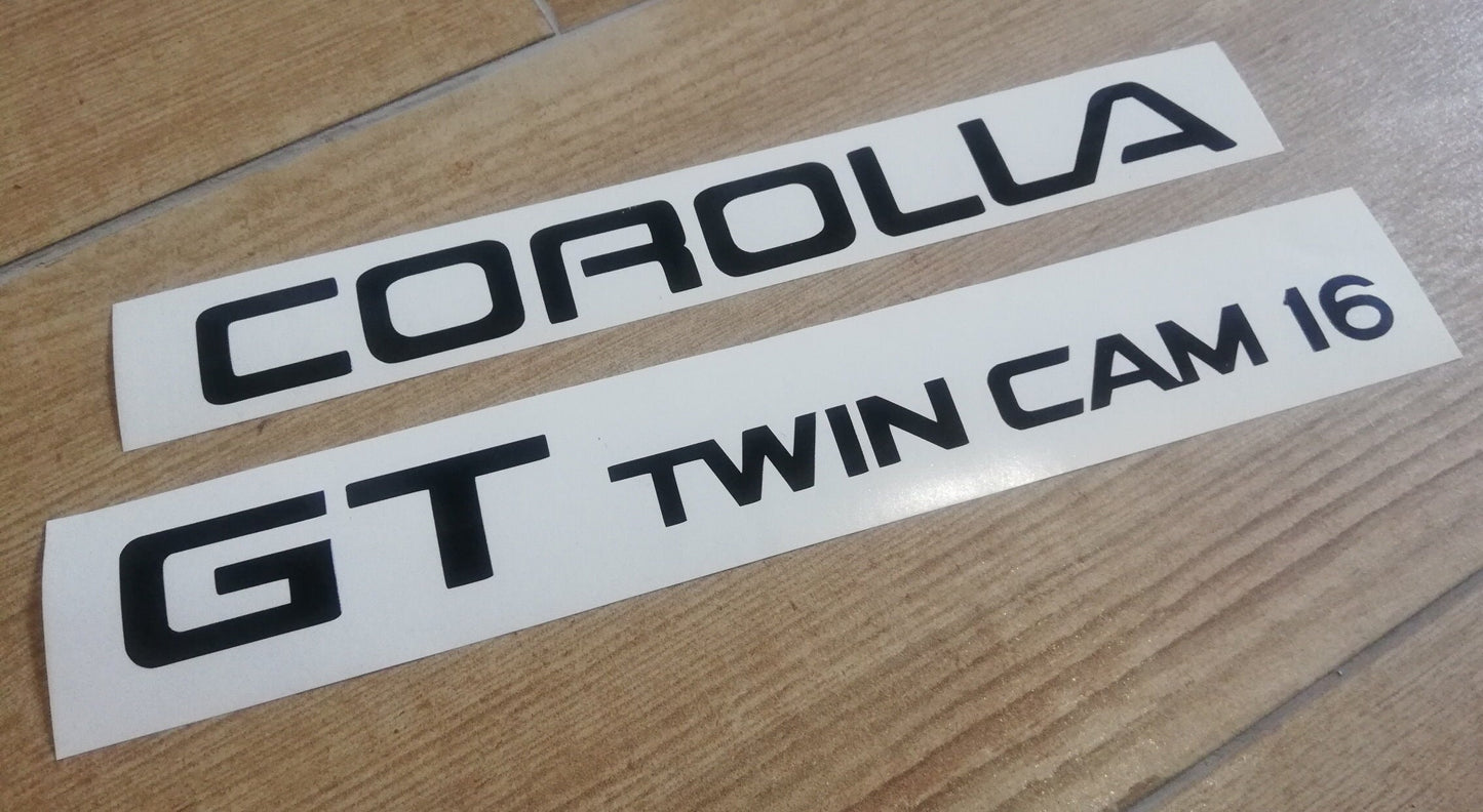 AE86 Corolla GT - Fits GT Twin Cam 16 Sprinter - Sticker Reproduction Decal