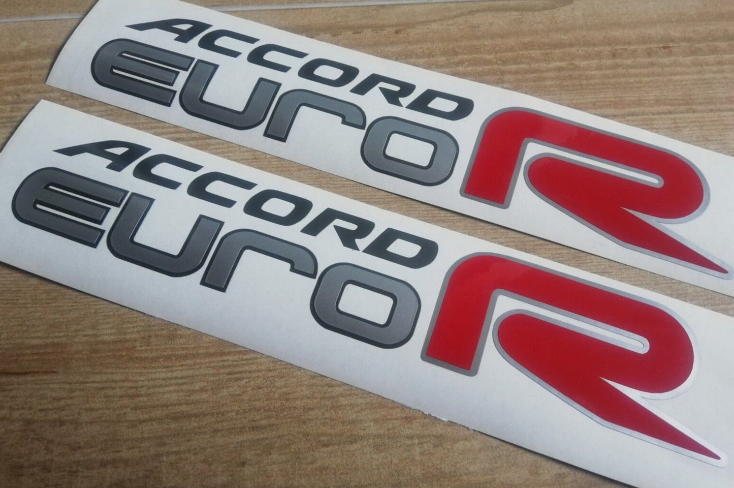 Accord EuroR OEM look Side Decals - Fits CL7 CL9 k20 k24 - Reproduction Stickers
