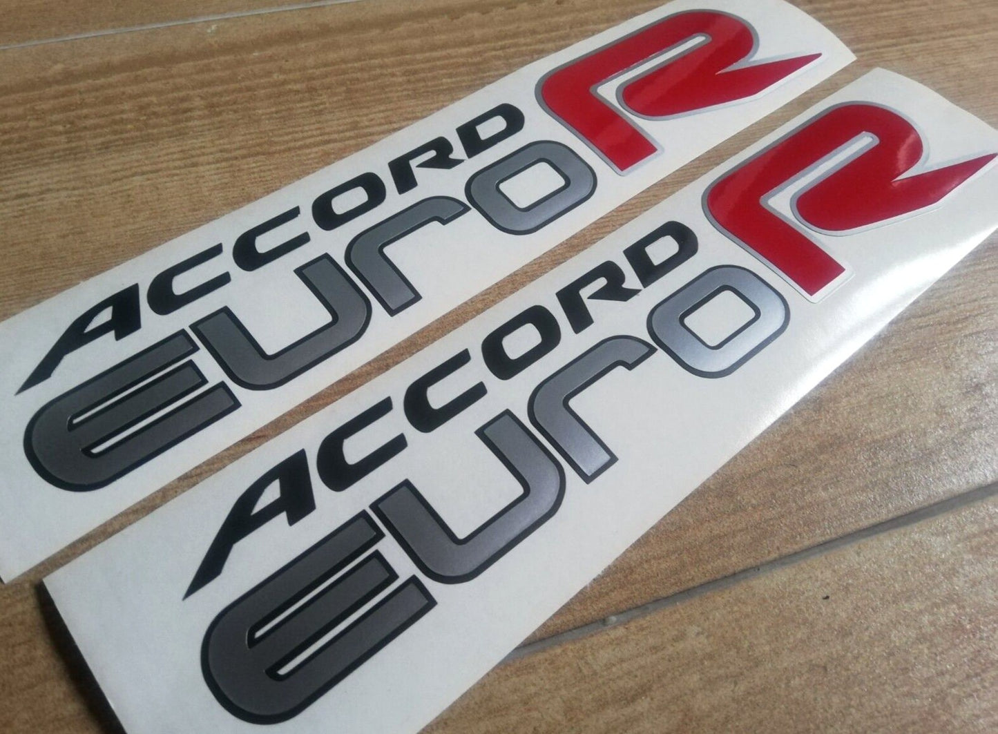 Accord EuroR OEM look Side Decals - Fits CL7 CL9 k20 k24 - Reproduction Stickers