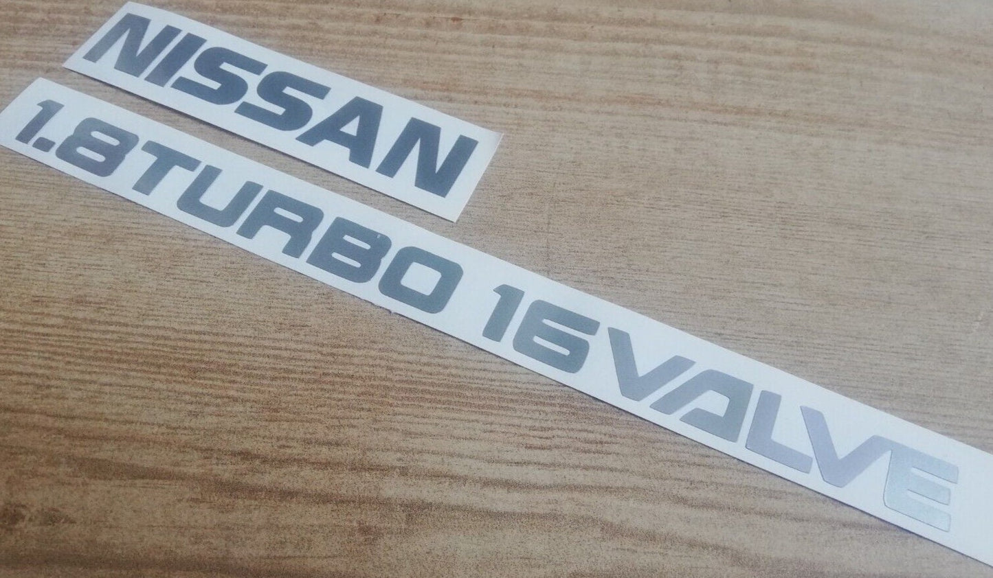 1.8 Turbo 16 Valve 200sx 180sx - CA18DET S13 - Rear Reproduction Sticker Decal