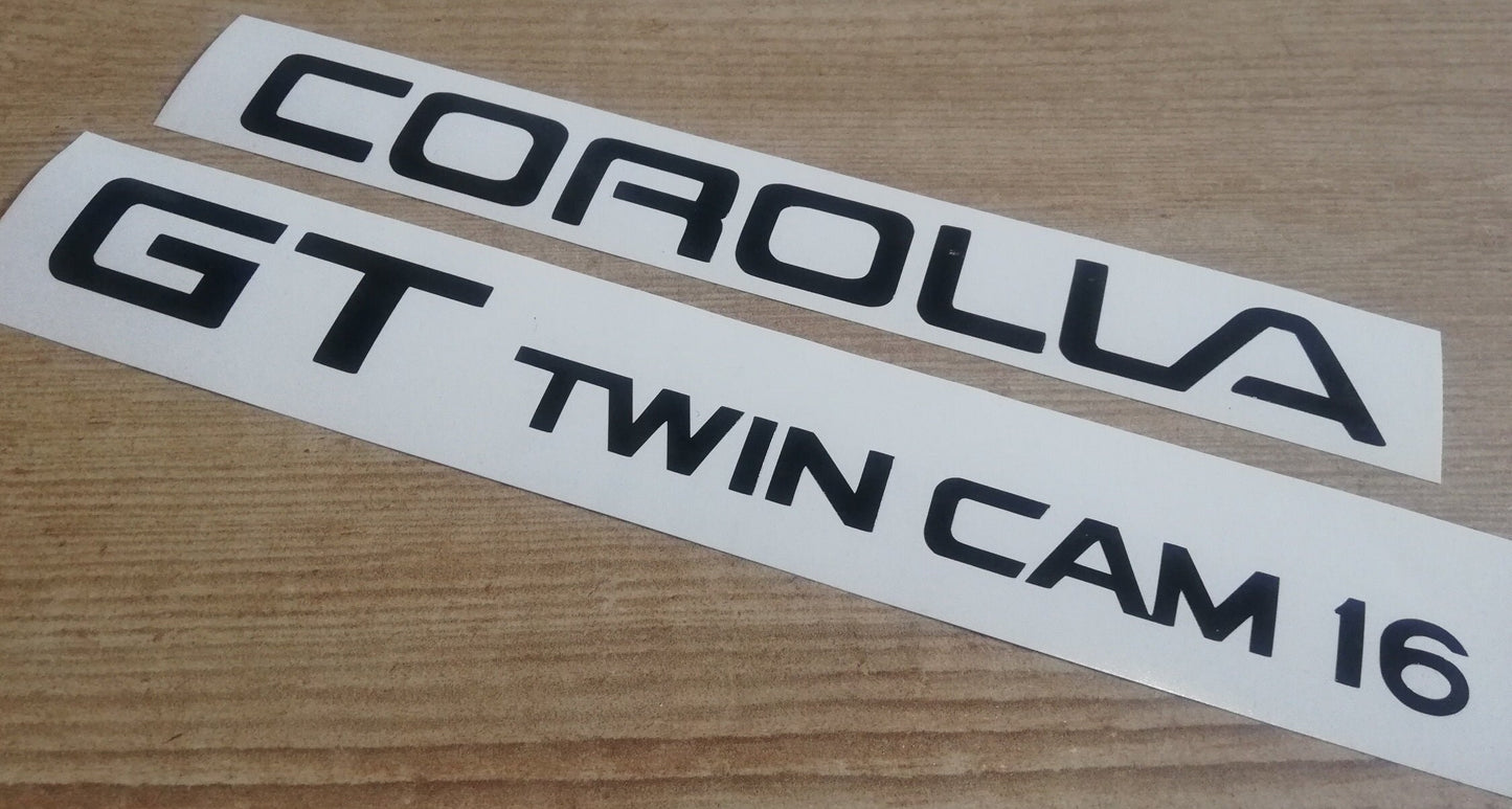 AE86 Corolla GT - Fits GT Twin Cam 16 Sprinter - Sticker Reproduction Decal