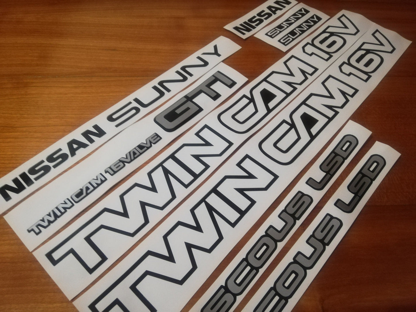 Sunny GTI N13 - Fits 1.8 N13 89-91 Pulsar LSD CA18DE - Rear Decal Reproduction