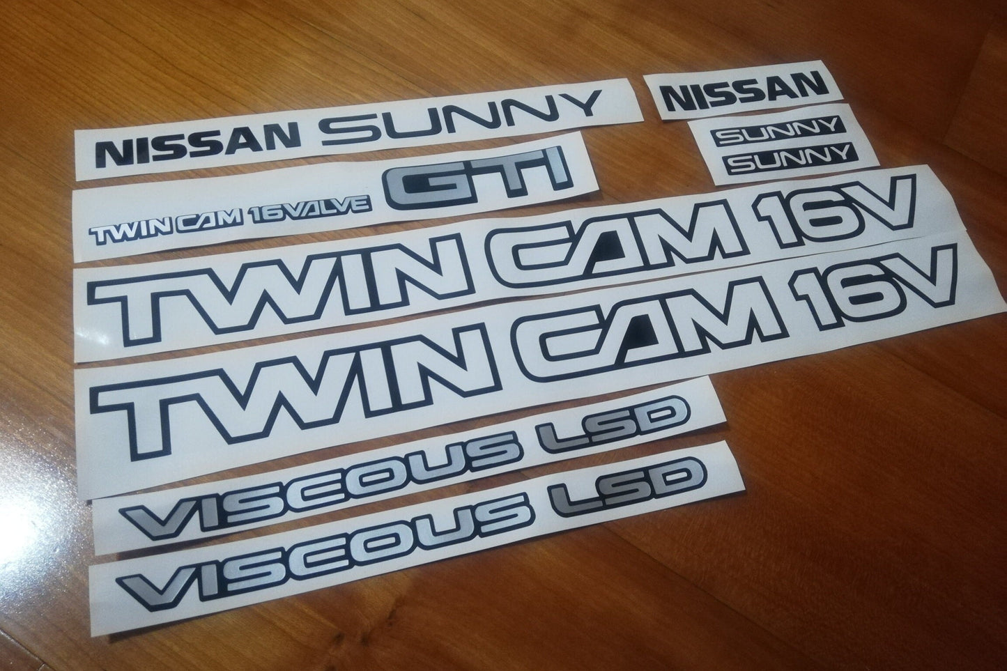 Sunny GTI N13 - Fits 1.8 N13 89-91 Pulsar LSD CA18DE - Rear Decal Reproduction