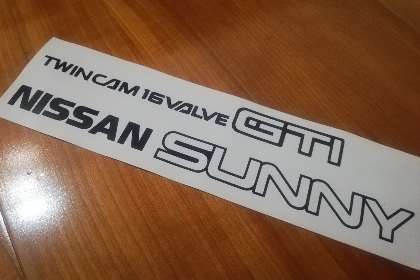 Sunny GTI Rear Sticker - Fits ZX RZ-1 B12 GTi Coupe - Sticker Reproduction