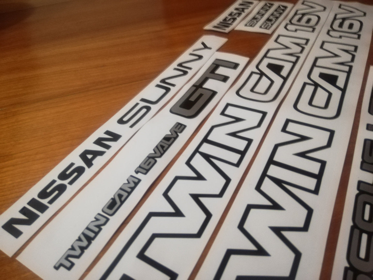 Sunny GTI N13 - Fits 1.8 N13 89-91 Pulsar LSD CA18DE - Rear Decal Reproduction