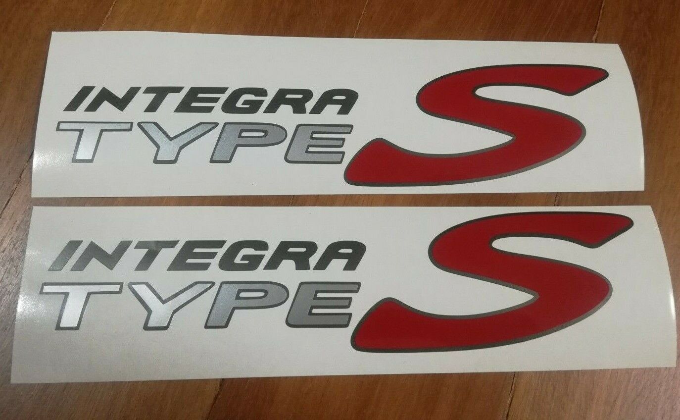 Integra DC5 Type S Decal - Fits Integra K20 RSX - Reproduction Side Sticker