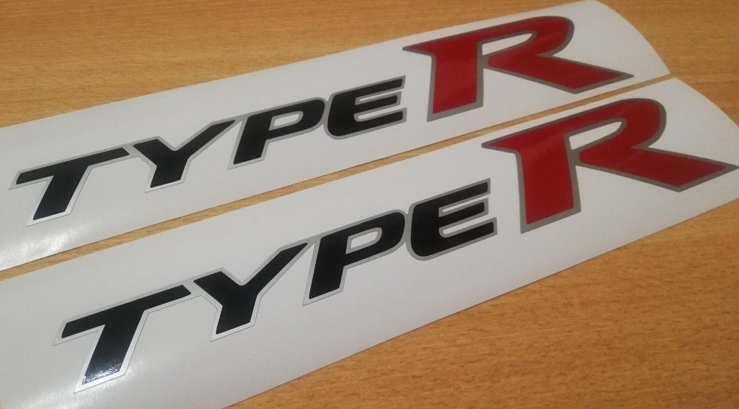 Type R FK2 FN2 FD2 - Fits Civic K20 - Reproduction Decal / Stickers