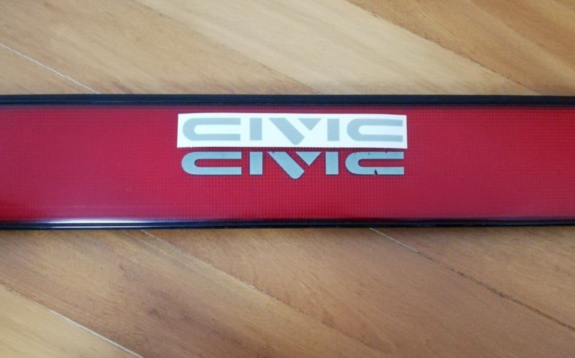 Civic ED / EF / EE - 88-91 - 4th Gen - rear reproduction sticker