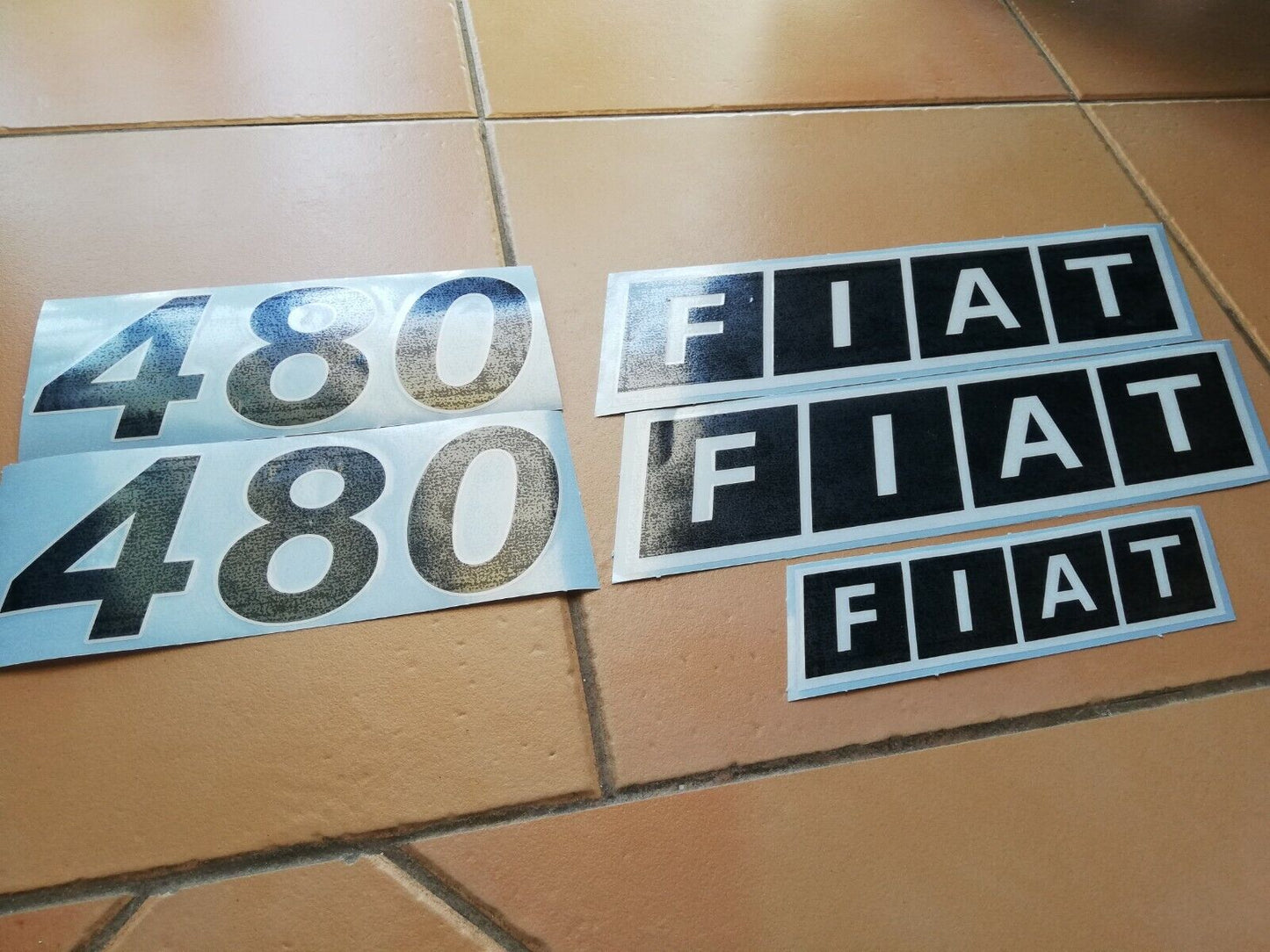 480 Tractor Fiat - 80 Series Decal Fits Fiat - DT - 1880 - Decals Stickers