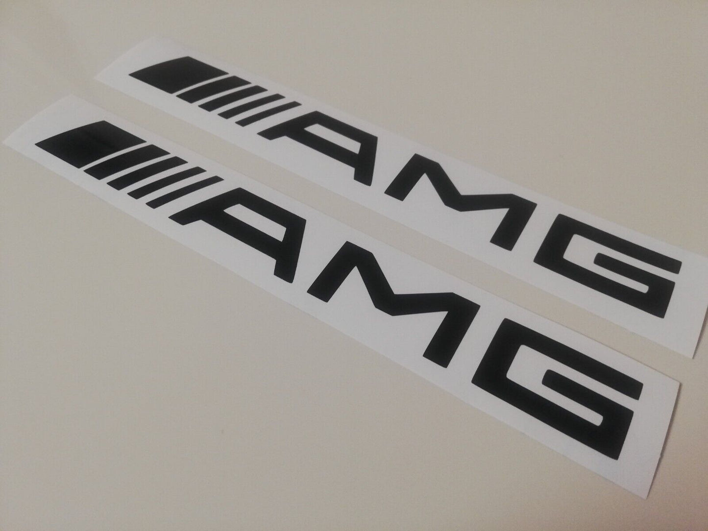 AMG lettering Side Decals - Fits Benz AMG 300E CLK CLA C63 E63 - Sticker