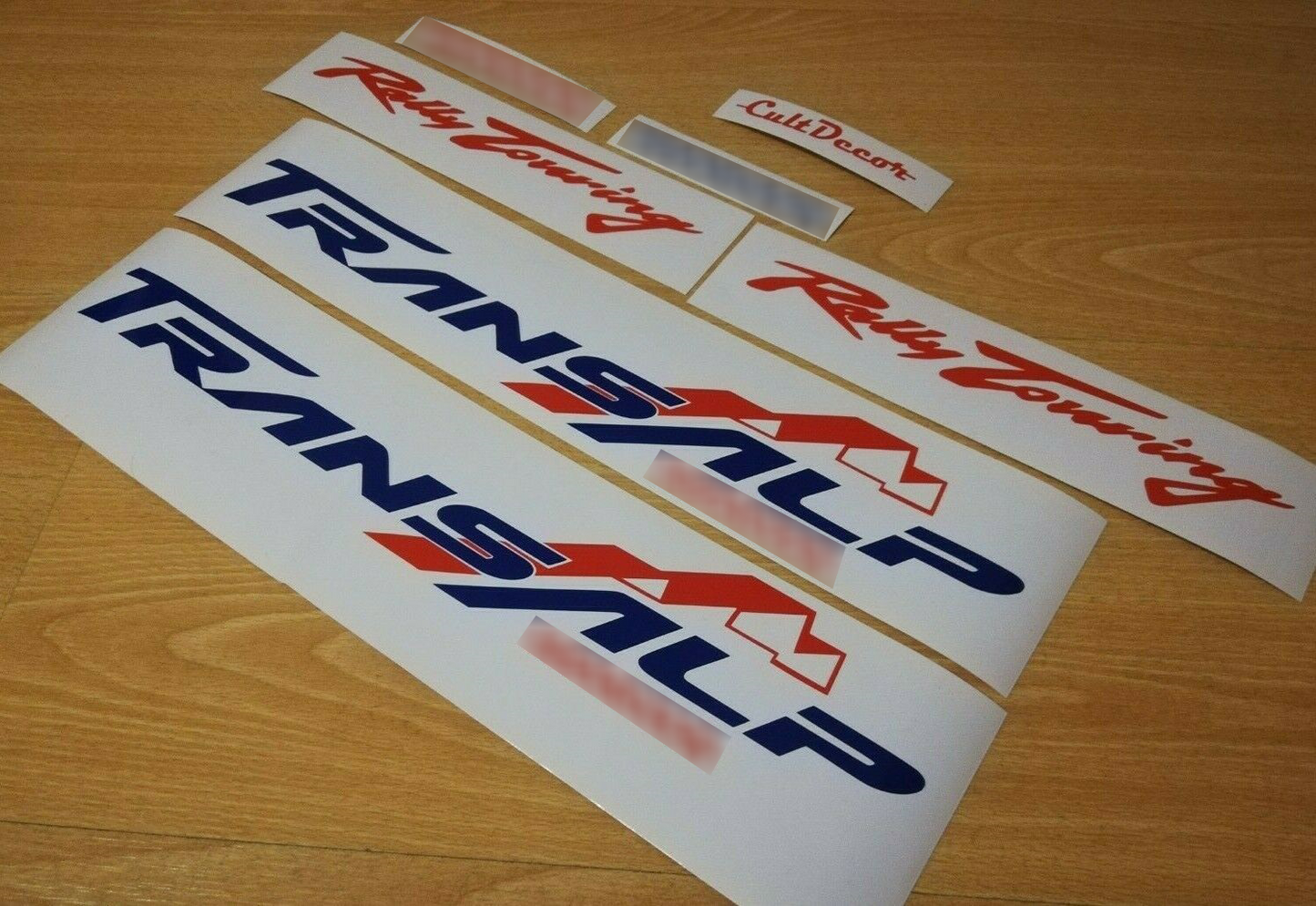 Decals Fits Transalp Rally Touring - Motorcycle - Bike - Reproduction Stickers