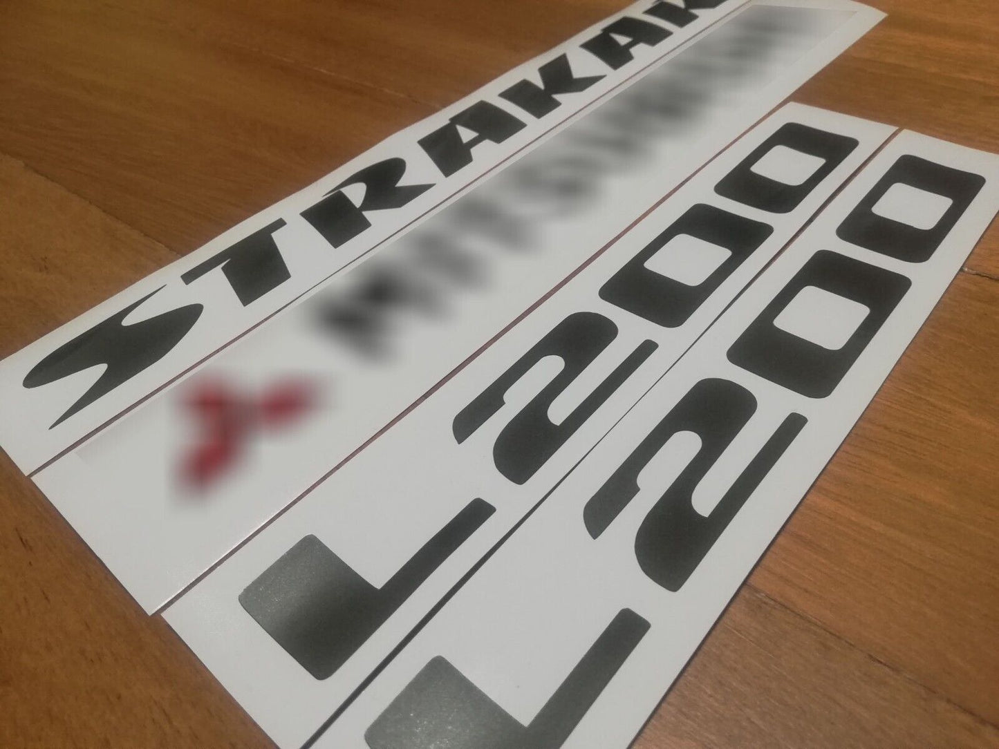 Decals Strakar L200 - Fits Mitsubishi 4x4 AWD Dakar - Reproduction Sticker