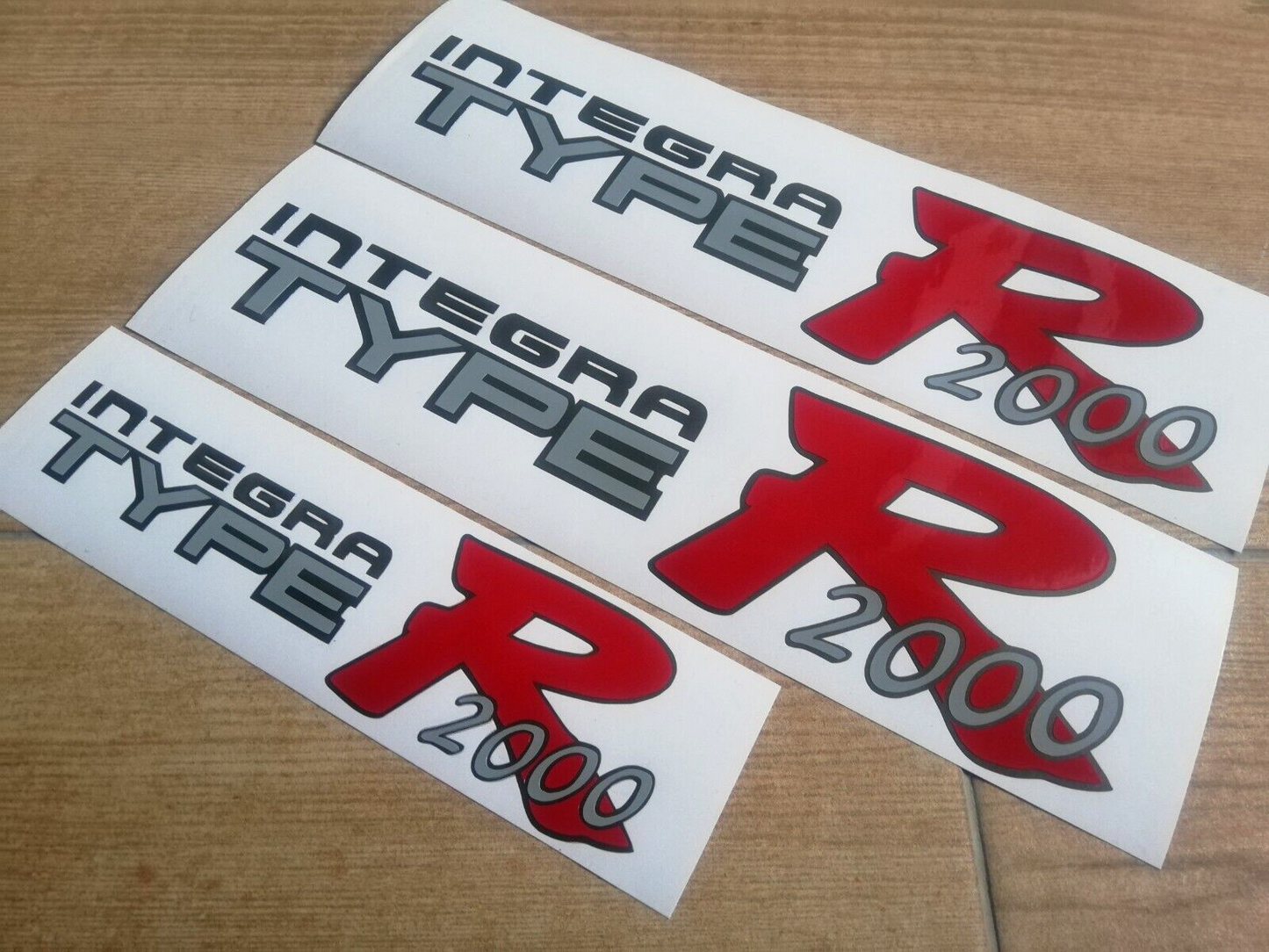 Integra DC2 Type R 2000 - Fits DC2 B18 - Reproduction Side Decal / Stickers