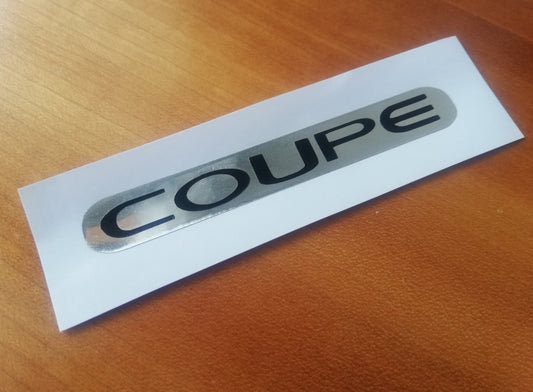 Coupe Rear Sticker - Fits Civic Si B16 D16 EJ EG - Reproduction Decal