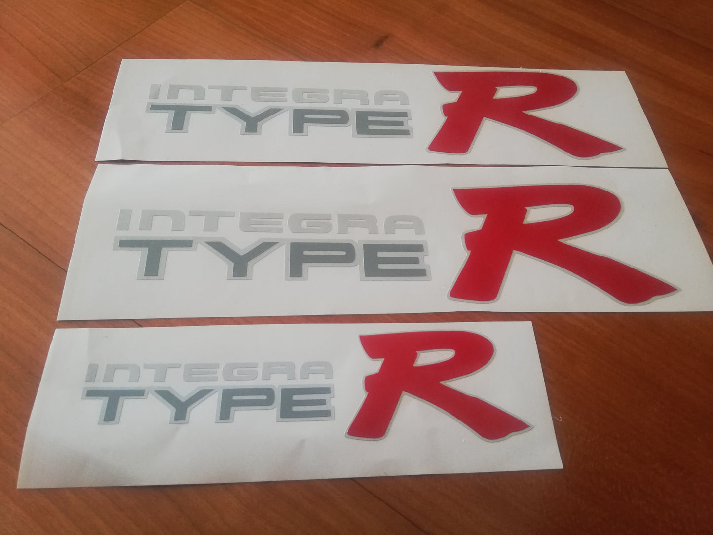 Integra DC2 Type R - Fits DC2 B18 (Black) - Reproduction Side Decal / Stickers