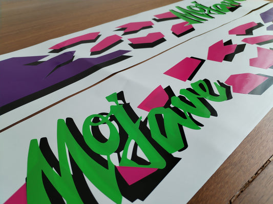 Mojave KSF 250 dohc Quad Stickers - ATV - Reproduction Decals Kit