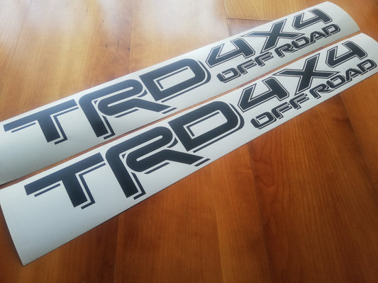 4x4 TRD Bedside Decals Pick-Up - Off Road - Fits Tacoma Tundra - Sticker