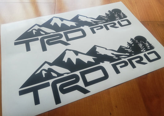 Pro TRD Bedside Decals Pick-Up - Off Road - Fits Tacoma Tundra - Sticker
