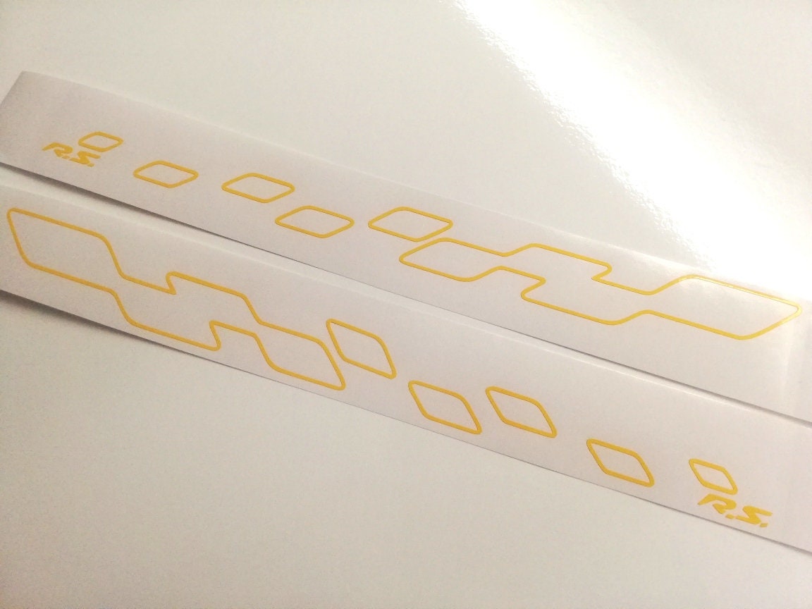 Megane RS 3 - 2x Side Sticker (110cm / 43'') - Fits Renault - Decals / Sticker Kit