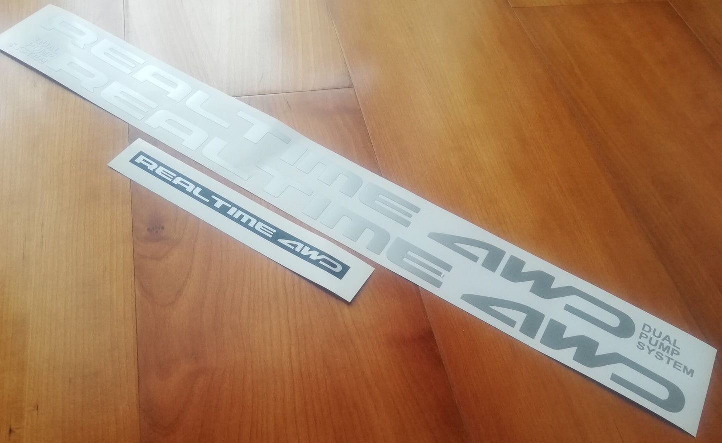 Realtime 4WD AWD Side Decals - Fits Civic Ek Eg Ef Cr-v All Wheel Drive - Reproduction Side Stickers