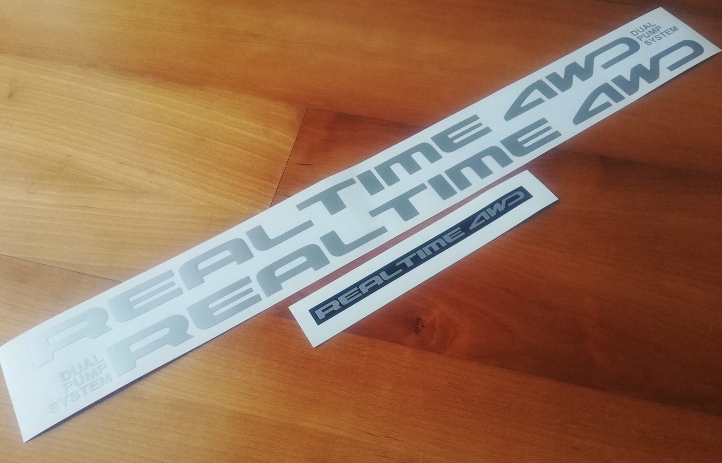 Realtime 4WD AWD Side Decals - Fits Civic Ek Eg Ef Cr-v All Wheel Drive - Reproduction Side Stickers