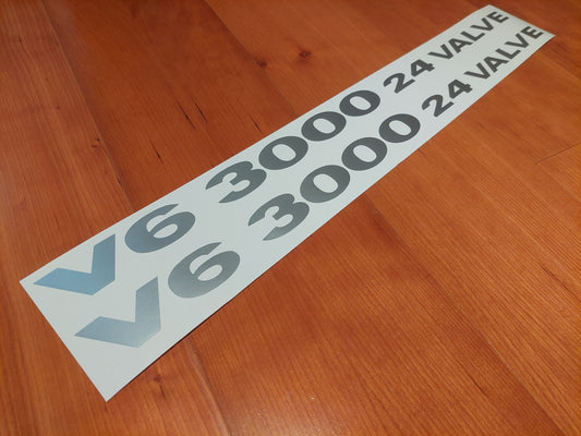 Decals V6 3000 24 valve - Fits Mitsubishi Pajero Shogun - Reproduction Sticker Montero