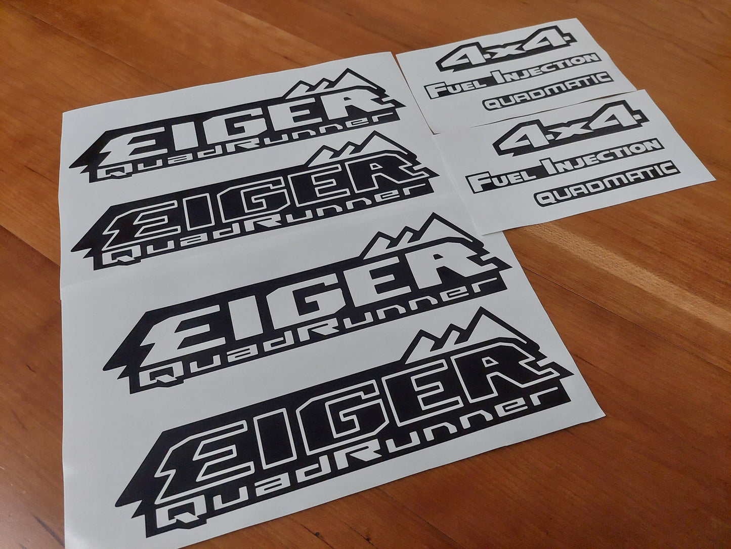 QuadRunner - KingQuad - Eiger - Ozark - Vinson - Sticker Fits Suzuki 4x4 - ATV - Decals Kit