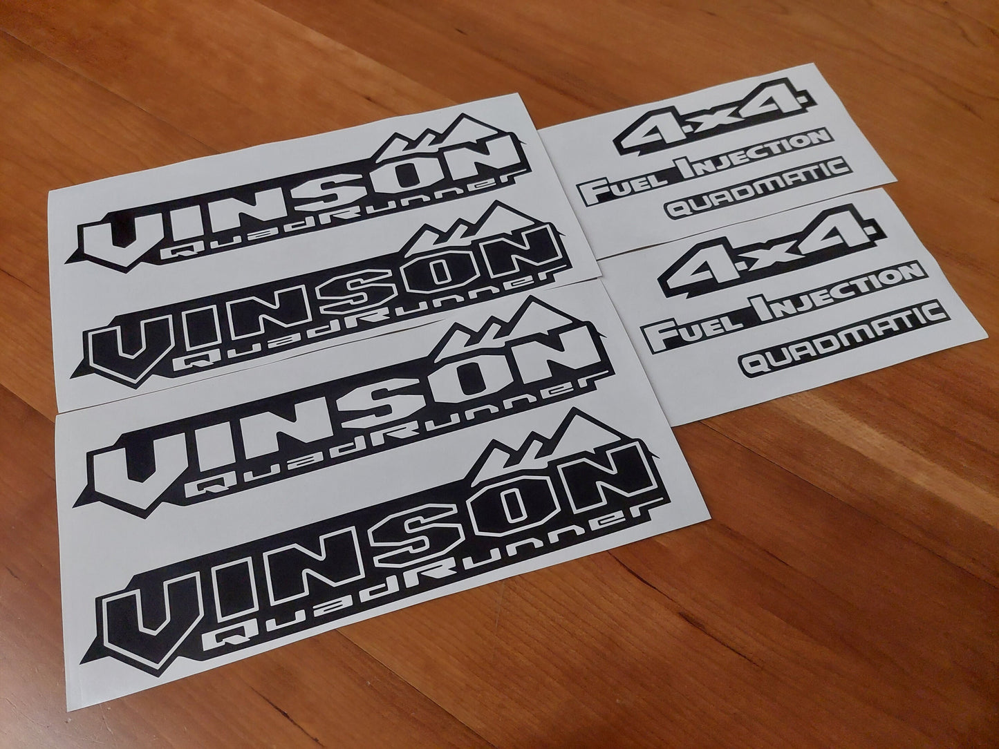 QuadRunner - KingQuad - Eiger - Ozark - Vinson - Sticker Fits Suzuki 4x4 - ATV - Decals Kit